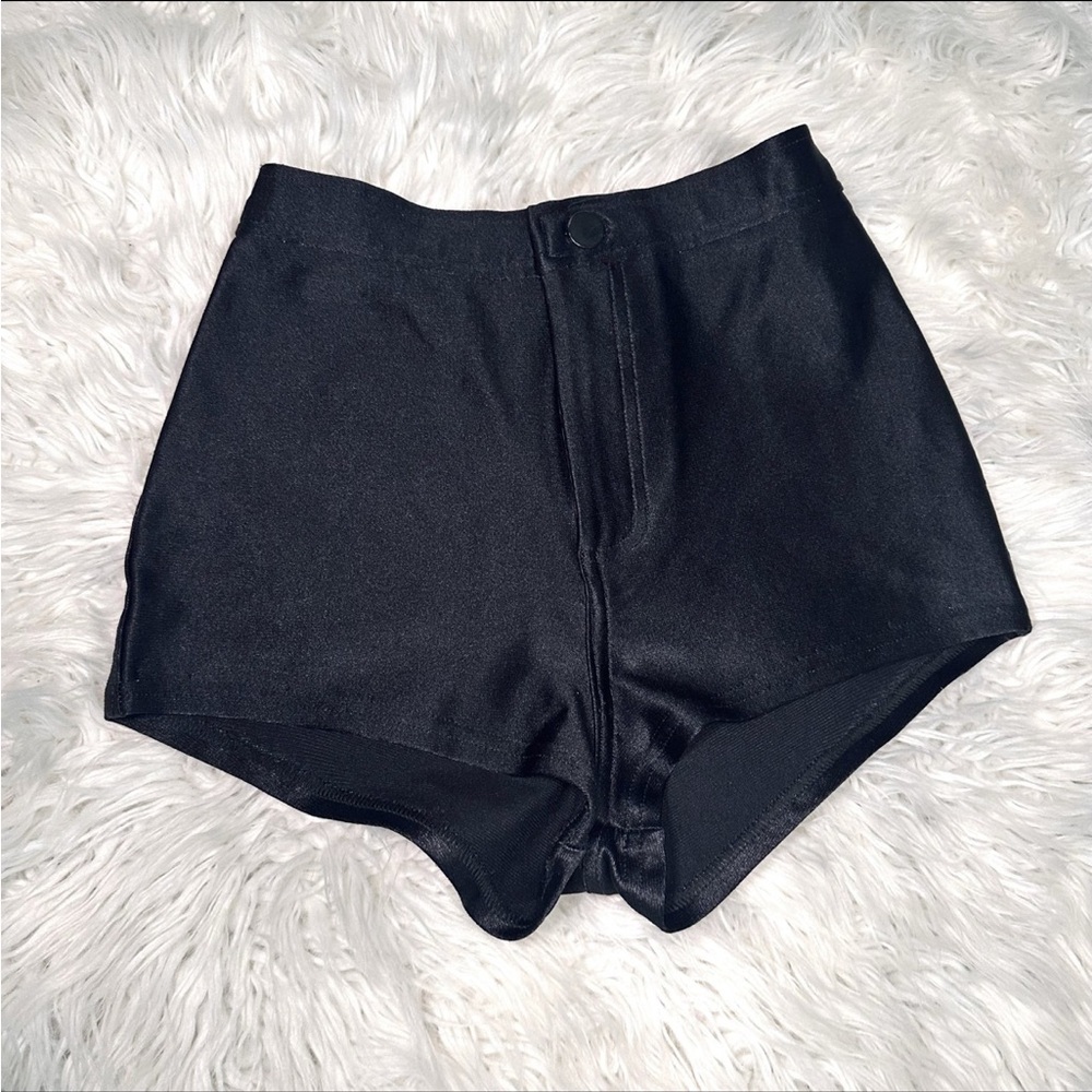 SOLD! American Apparel Women's Black High-Waisted Shorts